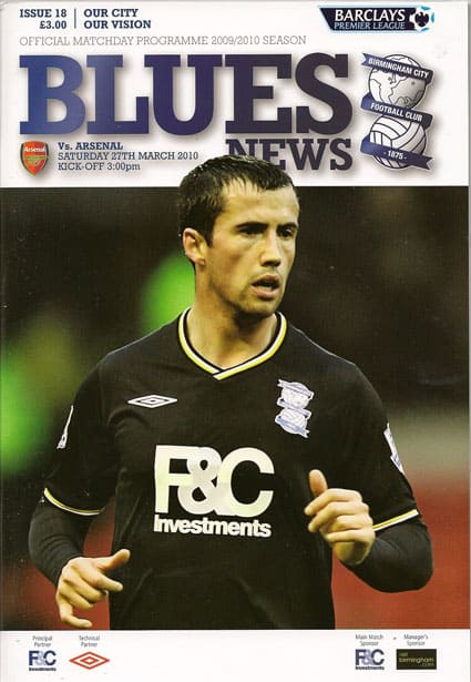 Birmingham City FC v Arsenal FC